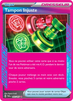 Tampon Injuste, Mascarade Crépusculaire, n° 165