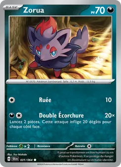 Zorua, Fable Nébuleuse, n° 031