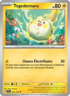 Togedemaru, Couronne Stellaire, n° 054