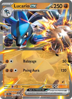Lucario-ex, Couronne Stellaire, n° 082