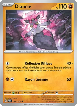 Diancie, Couronne Stellaire, n° 086