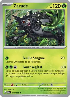 Zarude, Étincelles Déferlantes, n° 011