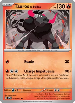 Tauros de Paldea, Étincelles Déferlantes, n° 018