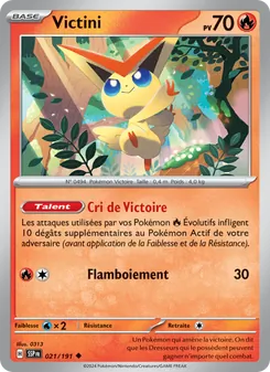 Victini, Étincelles Déferlantes, n° 021