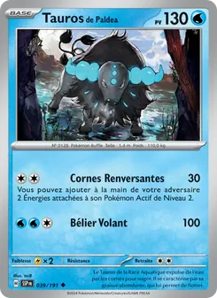 Tauros de Paldea, Étincelles Déferlantes, n° 039