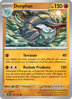Donphan, Étincelles Déferlantes, n° 103