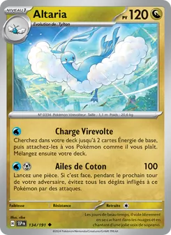 Altaria, Étincelles Déferlantes, n° 134
