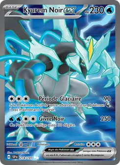 Kyurem Noir-ex, Étincelles Déferlantes, n° 218