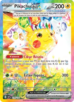 Pikachu-ex, Étincelles Déferlantes, n° 238