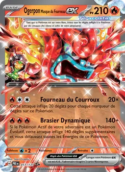 Ogerpon Masque du Fourneau-ex, Évolutions Prismatiques, n° 017