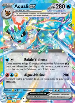 Aquali-ex, Évolutions Prismatiques, n° 023
