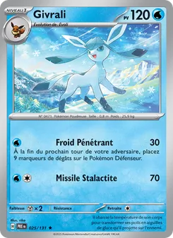 Givrali, Évolutions Prismatiques, n° 025