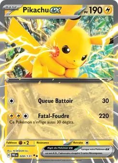 Pikachu-ex, Évolutions Prismatiques, n° 028