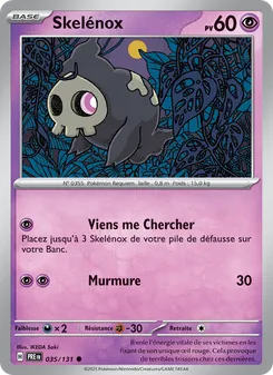 Skelénox, Évolutions Prismatiques, n° 035