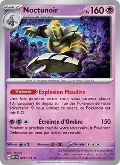 Noctunoir, Évolutions Prismatiques, n° 037