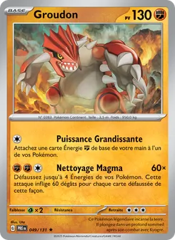 Groudon, Évolutions Prismatiques, n° 049