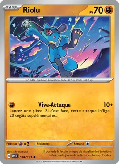 Riolu, Évolutions Prismatiques, n° 050