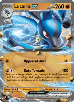 Lucario-ex, Évolutions Prismatiques, n° 051