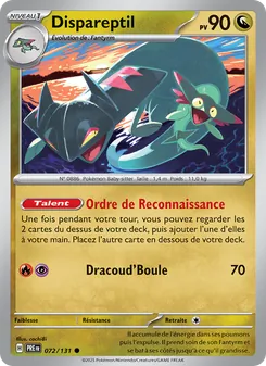 Dispareptil, Évolutions Prismatiques, n° 072