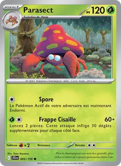 Parasect, Aventures Ensemble, n° 005