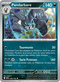 Pandarbare, Aventures Ensemble, n° 099