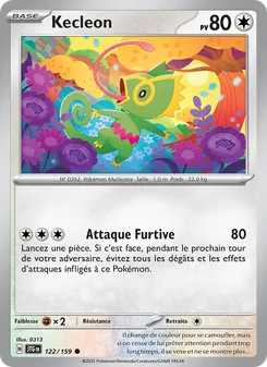 Kecleon, Aventures Ensemble, n° 122