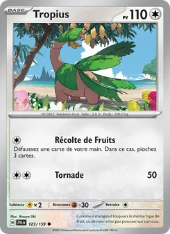 Tropius, Aventures Ensemble, n° 123