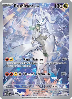Reshiram de N, Aventures Ensemble, n° 167