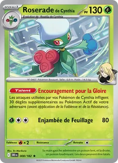 Roserade de Cynthia, Rivalités Destinées, n° 008