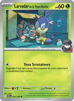 Larvadar de la Team Rocket, Rivalités Destinées, n° 015