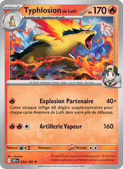 Typhlosion de Luth, Rivalités Destinées, n° 034