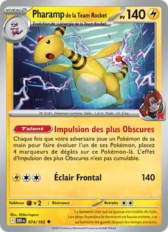Pharamp de la Team Rocket, Rivalités Destinées, n° 074