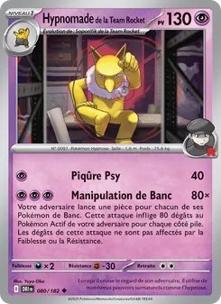 Hypnomade de la Team Rocket, Rivalités Destinées, n° 080