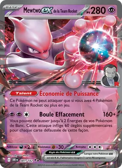 Mewtwo-ex de la Team Rocket, Rivalités Destinées, n° 081