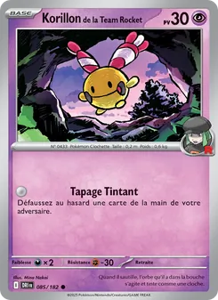 Korillon de la Team Rocket, Rivalités Destinées, n° 085