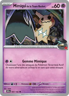 Mimiqui de la Team Rocket, Rivalités Destinées, n° 087