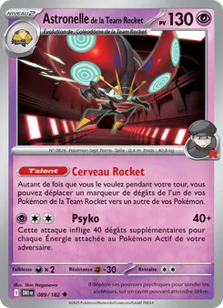Astronelle de la Team Rocket, Rivalités Destinées, n° 089