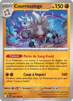 Courrousinge, Rivalités Destinées, n° 092