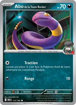 Abo de la Team Rocket, Rivalités Destinées, n° 112