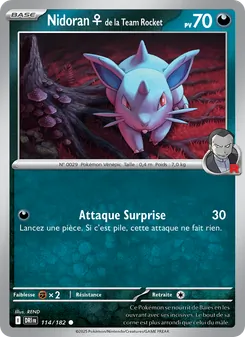 Nidoran♀ de la Team Rocket, Rivalités Destinées, n° 114