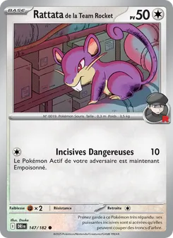 Rattata de la Team Rocket, Rivalités Destinées, n° 147
