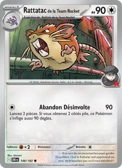 Rattatac de la Team Rocket, Rivalités Destinées, n° 148