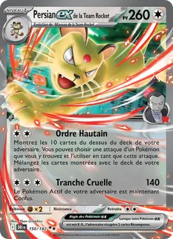 Persian-ex de la Team Rocket, Rivalités Destinées, n° 150