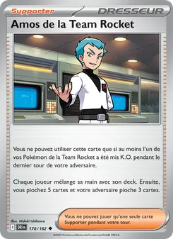 Amos de la Team Rocket, Rivalités Destinées, n° 170