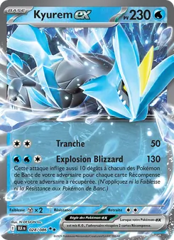 Kyurem-ex, Foudre Noire, n° 028