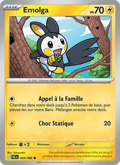 Emolga, Foudre Noire, n° 029