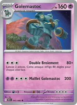 Golemastoc, Foudre Noire, n° 043