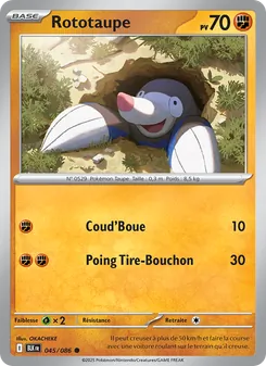 Rototaupe, Foudre Noire, n° 045