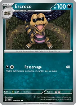 Escroco, Foudre Noire, n° 058
