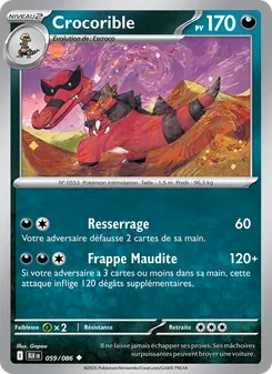 Crocorible, Foudre Noire, n° 059
